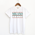 Comfort Colors unisex short sleeve tee with "Milano, Italia" in a vintage classic font for a timeless Italian-inspired look