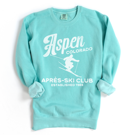 Vintage outlets Aspen Colorado Alpine Skiing Sweatshirt Crewneck Vintage Colorado Sweatshirt