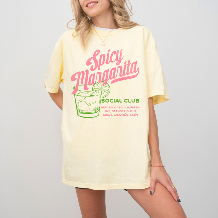 Spicy Margarita Social Club Short Sleeve T-Shirt