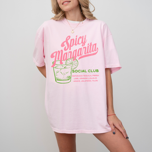 Spicy Margarita Social Club Short Sleeve T-Shirt