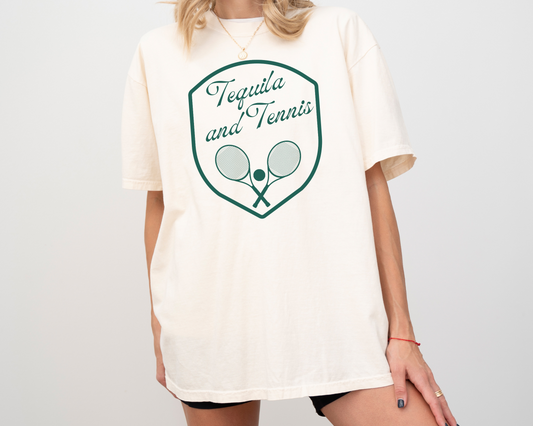 Tequila & Tennis Short Sleeve T-Shirt