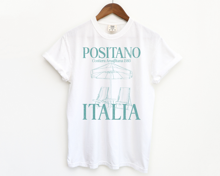 Positano, Amalfi Beach Short Sleeve T-Shirt